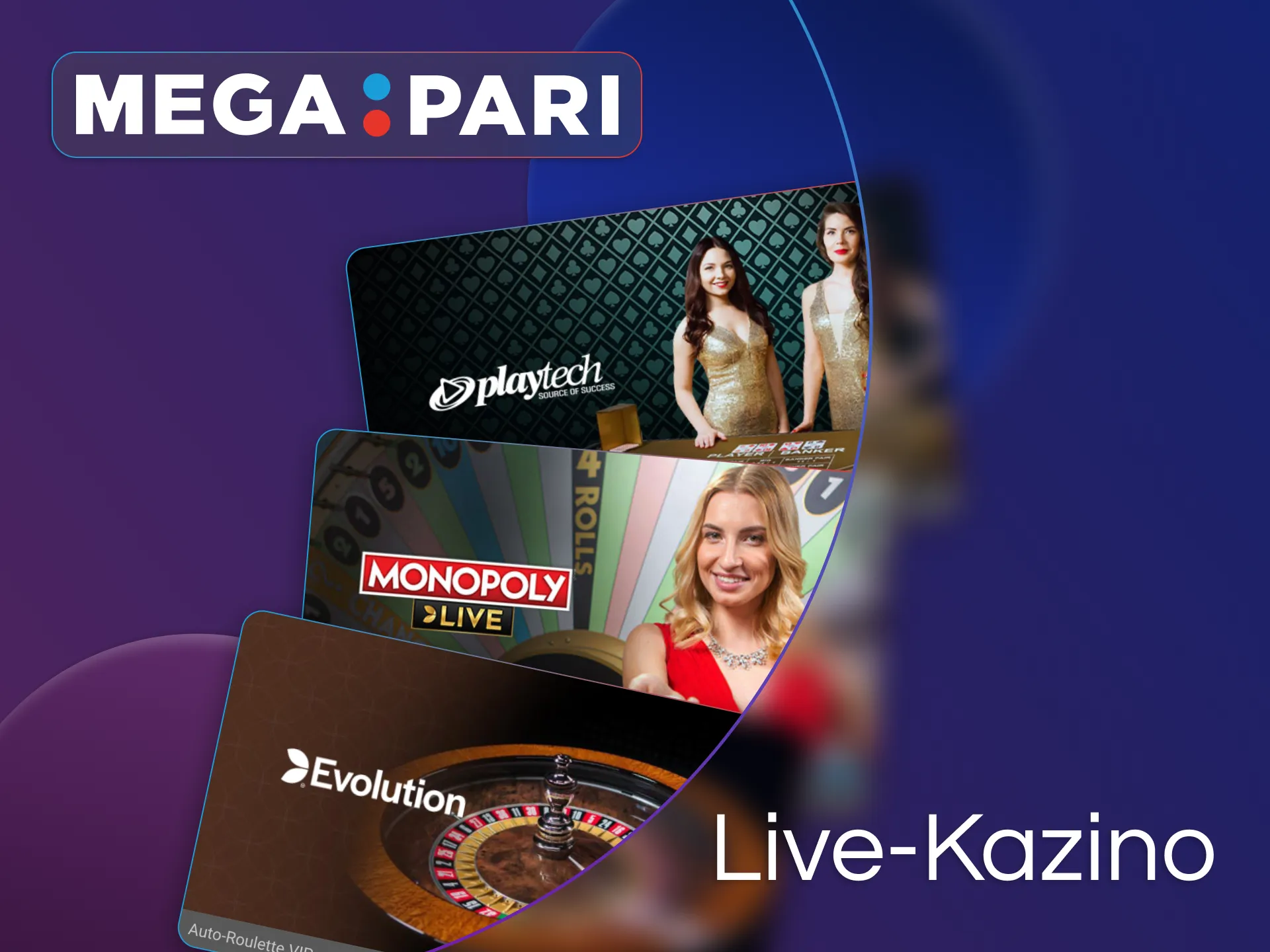 Megapari'da O'zbekiston foydalanuvchilari uchun jonli kazino bo'limi mavjud.