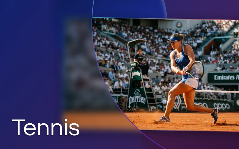 Megapari'da turli xil tennis garov variantlaridan tanlang.