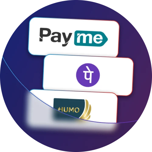 Megapari'da turli usullar orqali mablag' kiritishingiz va yechib olishingiz mumkin.