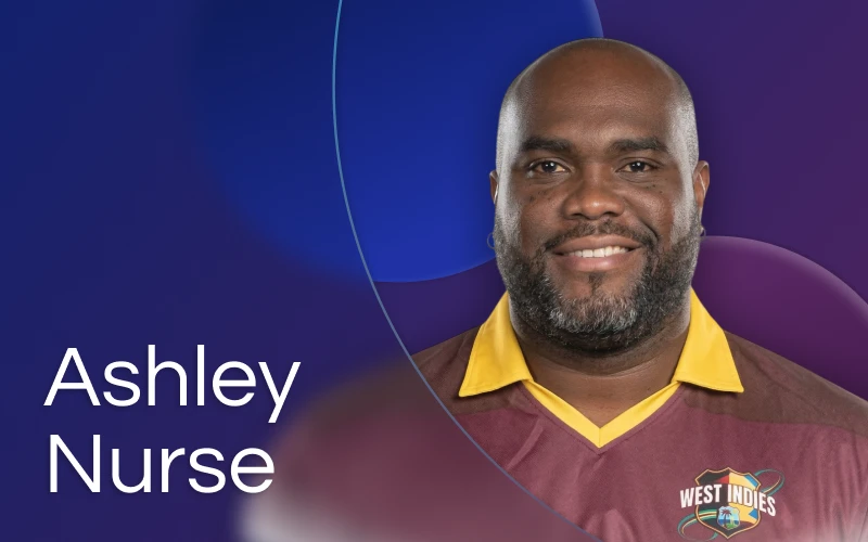 Vest-Indiyalik kriketchi Ashley Nurse Megapari kompaniyasining hamkori.